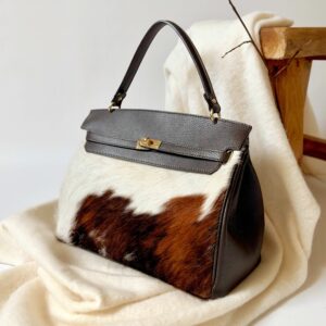 eli panaché brun et ivoire